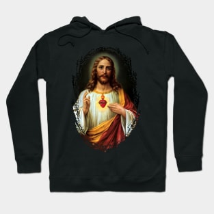 Sacred Heart of Jesus Catholic Traditional Hoodie